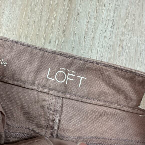 NWT LOFT Modern Skinny Ankle Low Rise Zipper Ankle Detail Jeans PETITE Size 25/0 - Picture 12 of 14